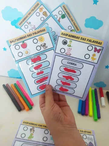 🤩 RASPADINHAS DAS PALAVRAS🤩 -2°, 3° e 4°Ano — amostra 3: O objetivo deste material é estimular o desenvolvimento da…