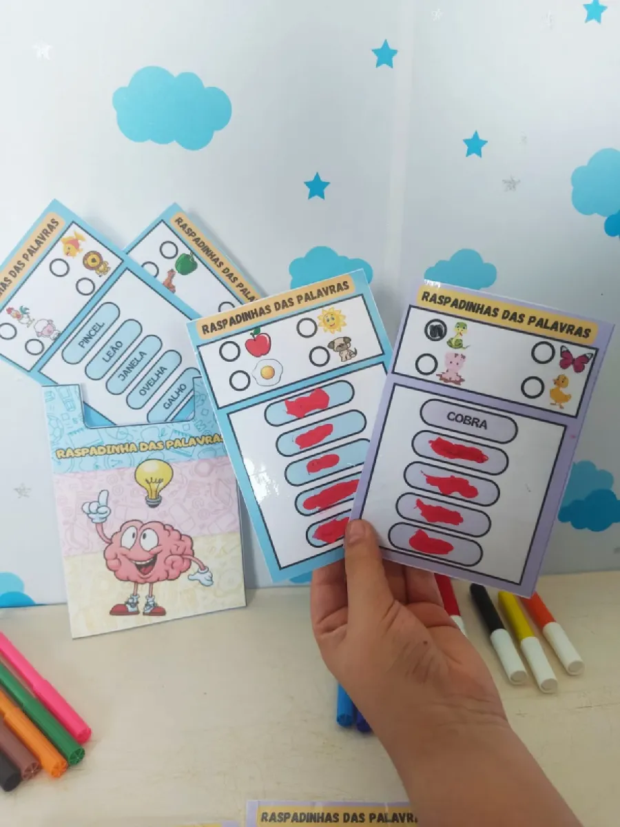 🤩 RASPADINHAS DAS PALAVRAS🤩 -2°, 3° e 4°Ano — Alfabetização para Todas as séries: O objetivo deste material é estimular o…