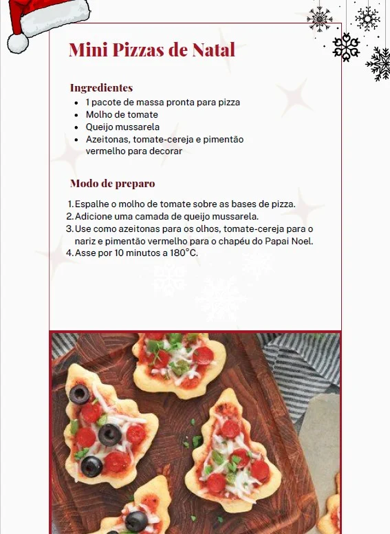 RECEITAS DE NATAL INTEGRAÇÃO EDUCAÇÃO INFANTIL E FUNDAMENTAL — amostra 1: Que tal deixar o Natal das crianças ainda mais…