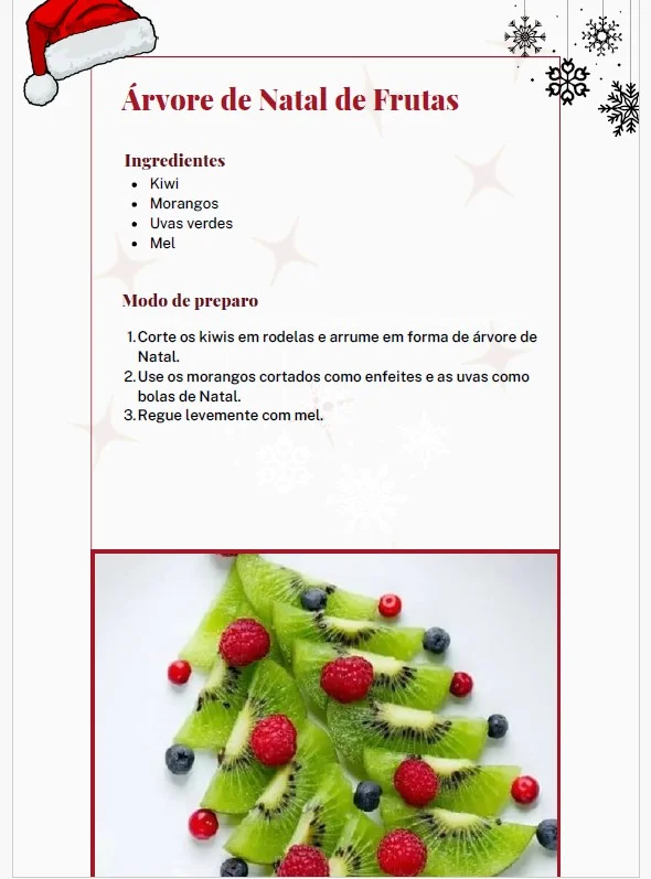 RECEITAS DE NATAL INTEGRAÇÃO EDUCAÇÃO INFANTIL E FUNDAMENTAL — amostra 2: Que tal deixar o Natal das crianças ainda mais…