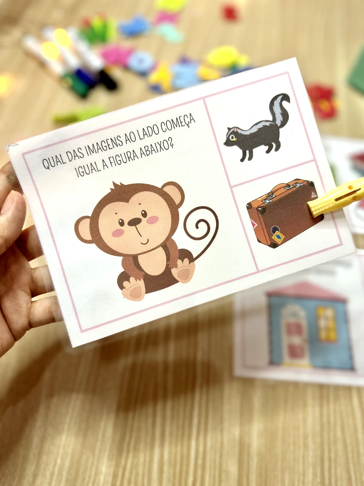 Recurso Aliteração – Fichas Consciência Fonológica — amostra 4: O material contempla 18 fichas com imagens para desenvolver…