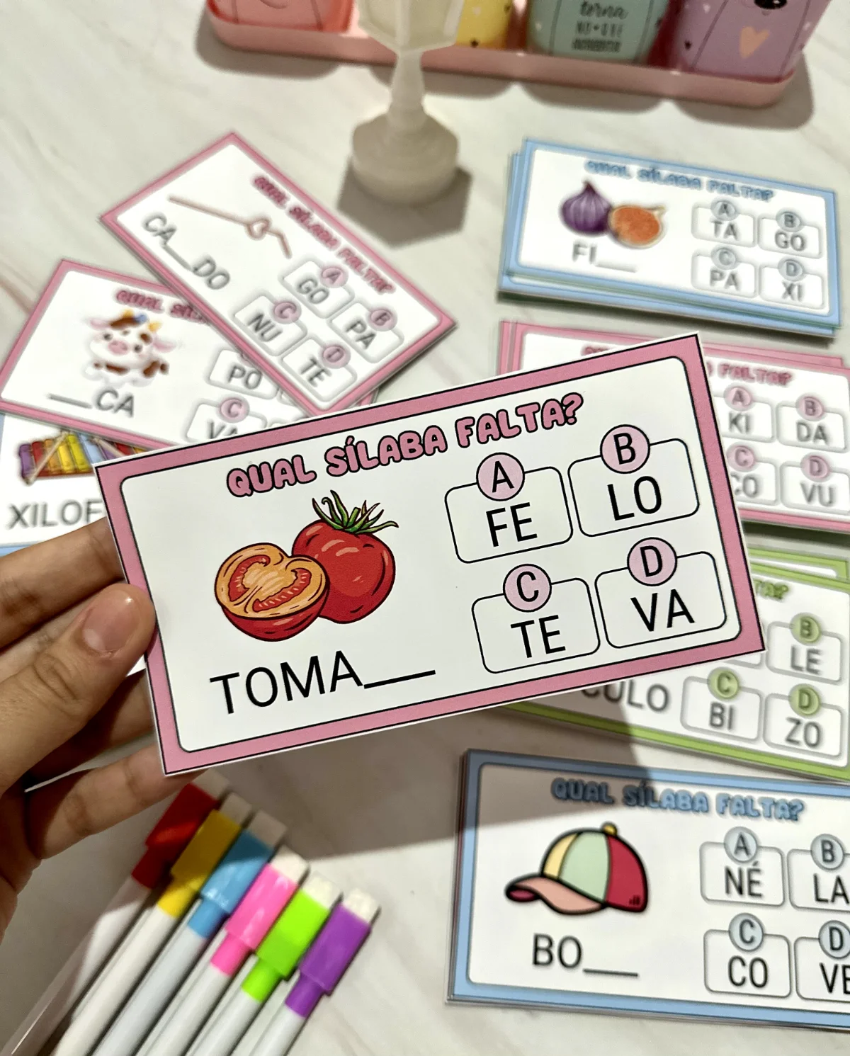 Recurso Assinale a Sílaba | Alfabetização — amostra 2: Sobre o Recurso Assinale a Sílaba
