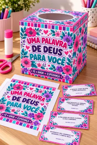 Recurso de Acolhida com Mensagens de Fé — amostra 4: Público e formato