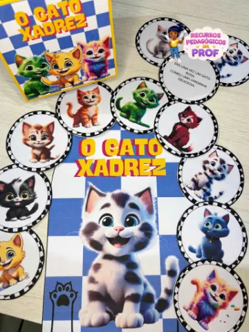Recurso Educativo: O Gato Xadrez — capa do material