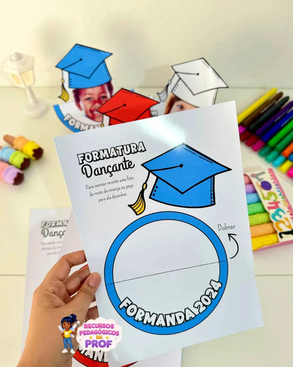 Recurso Formatura Dançante - Educação Infantil — amostra 2: Essa é uma ótima opção para lembrancinha de formatura, e também…