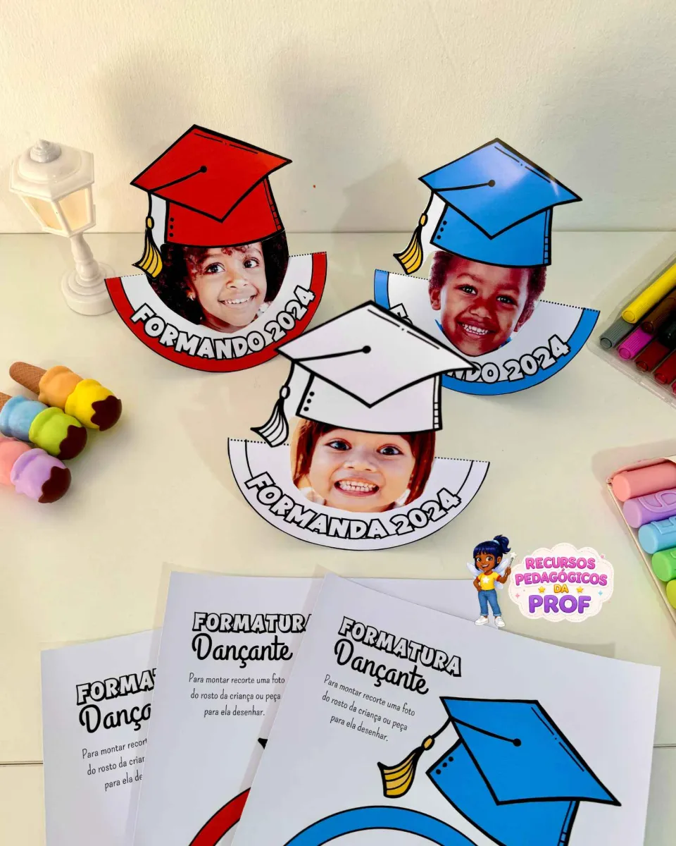 Recurso Formatura Dançante - Educação Infantil — amostra 4: Essa é uma ótima opção para lembrancinha de formatura, e também…