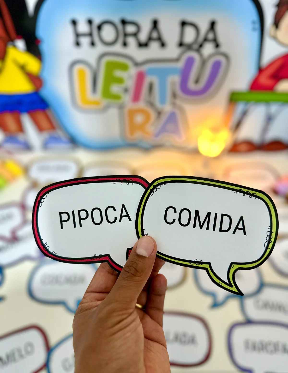 Recurso Hora da Leitura | 36 Fichas de Leitura — amostra 3: Um material ideal para auxiliar crianças em fase inicial de…