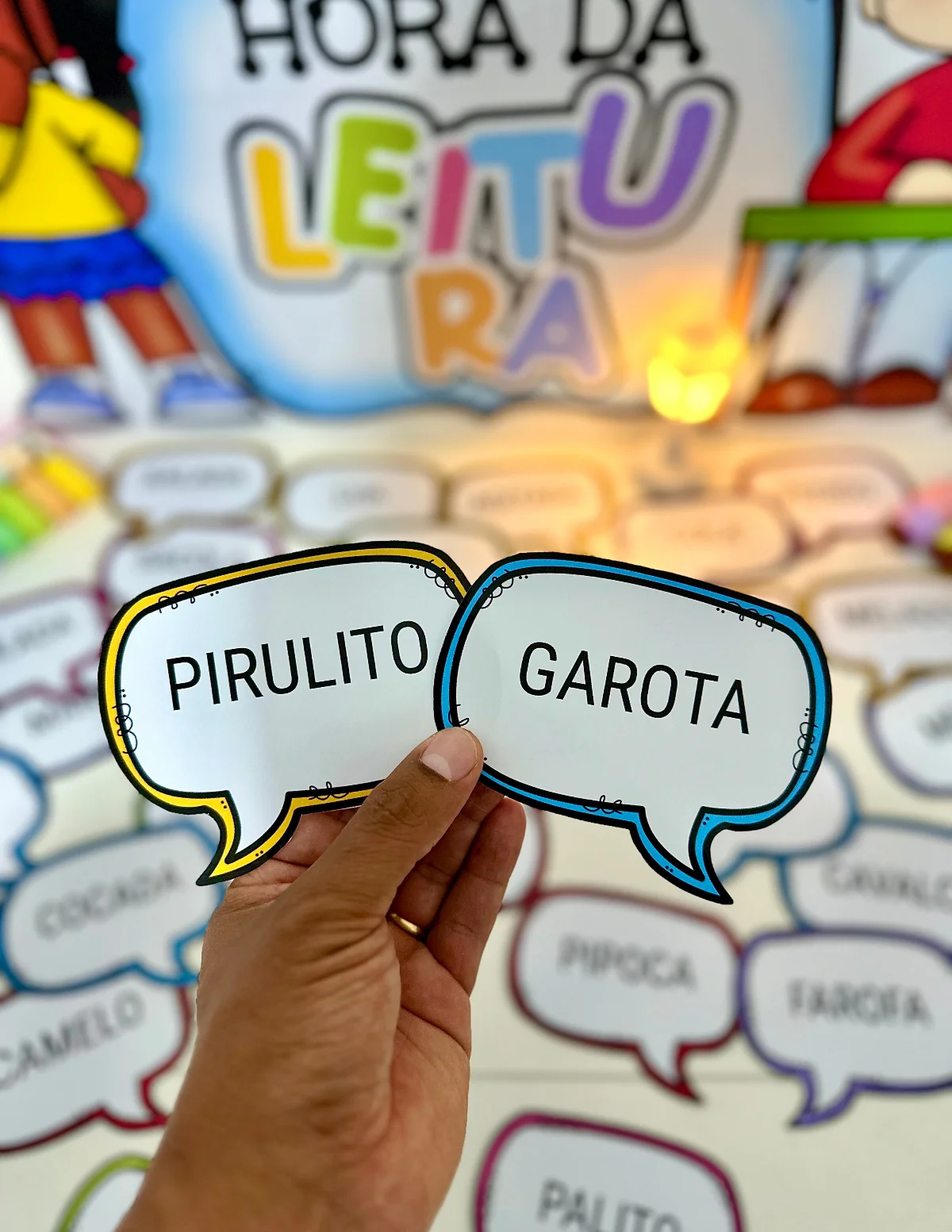 Recurso Hora da Leitura | 36 Fichas de Leitura — amostra 6: Um material ideal para auxiliar crianças em fase inicial de…