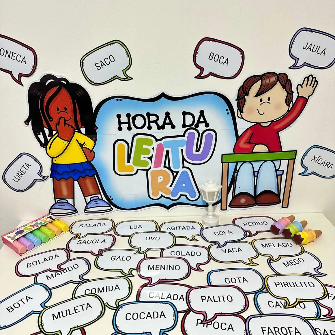 Recurso Hora da Leitura | 36 Fichas de Leitura — Alfabetização para Educação Infantil: Um material ideal para auxiliar…