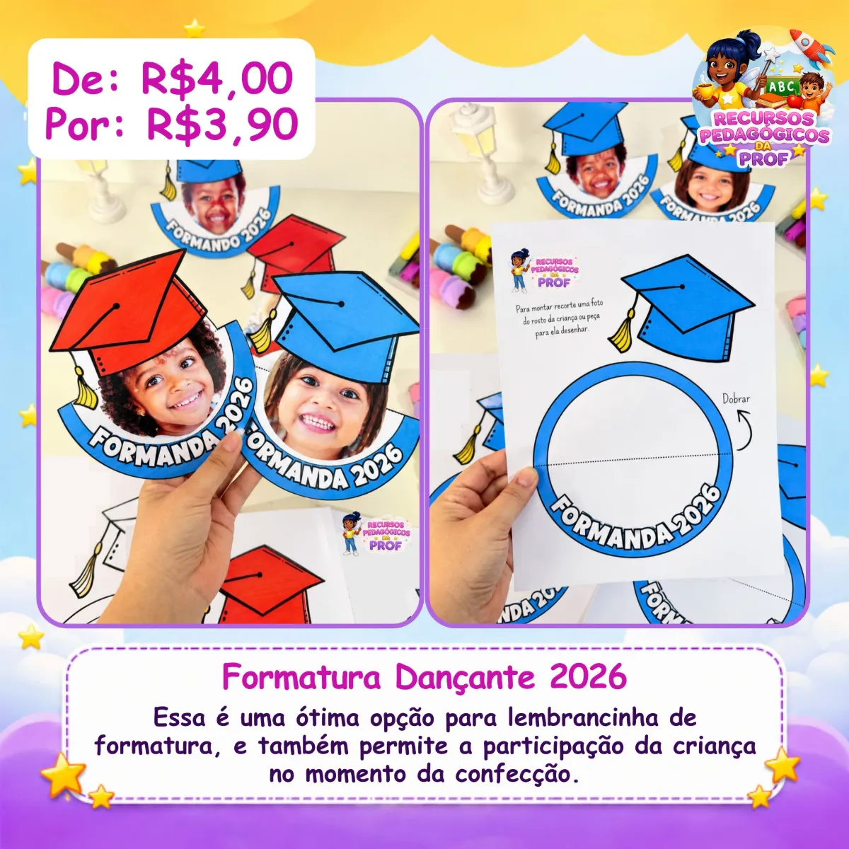 Recurso Interativo Tema Formatura Dançante 2026 — Atividades para Educação Infantil: Essa é uma ótima opção para…