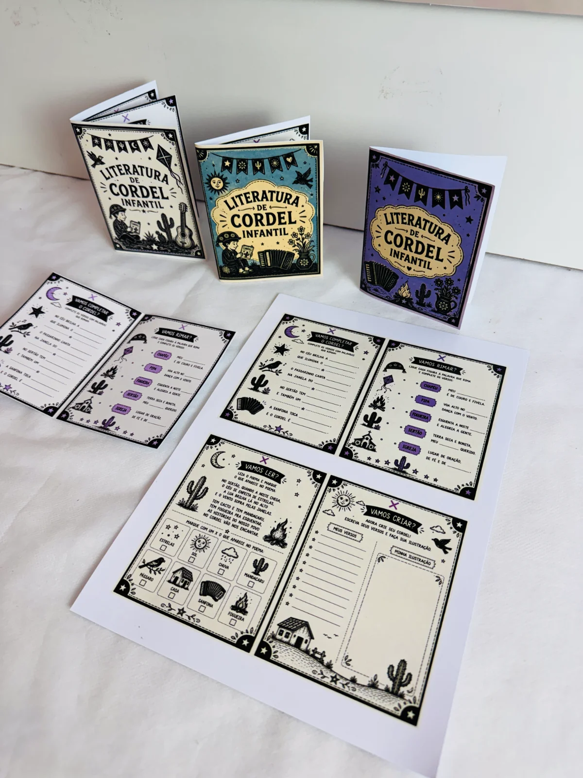 Recurso Lúdico e Interativo Cordel Literário — amostra 2: Recurso completo para trabalhar a Literatura de Cordel de forma…