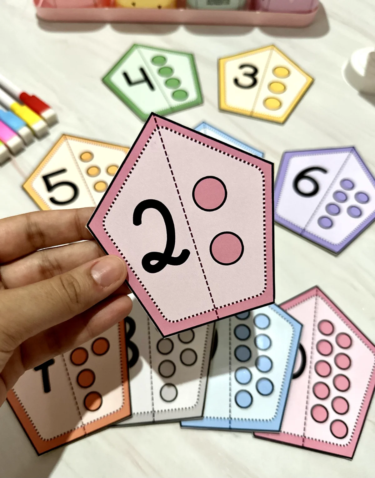 Recurso Pareando as Quantidades – PDF para Imprimir — amostra 3: Recurso Pareando as Quantidades para trabalhar numerais de…