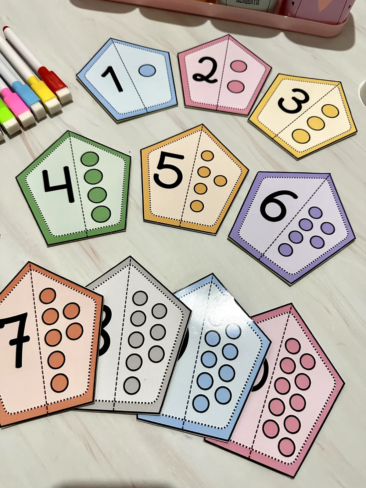 Recurso Pareando as Quantidades – PDF para Imprimir — amostra 5: Recurso Pareando as Quantidades para trabalhar numerais de…