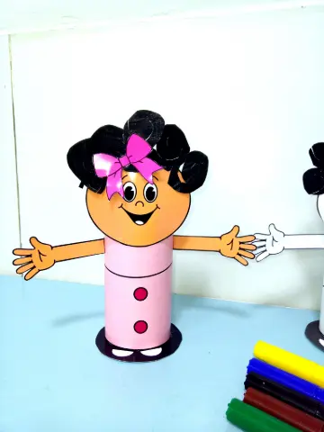 Recurso Pedagógico Menina Bonita do Laço de Fita — Atividades para Educação Infantil: Boneca 3D Menina Bonita do Laço de…