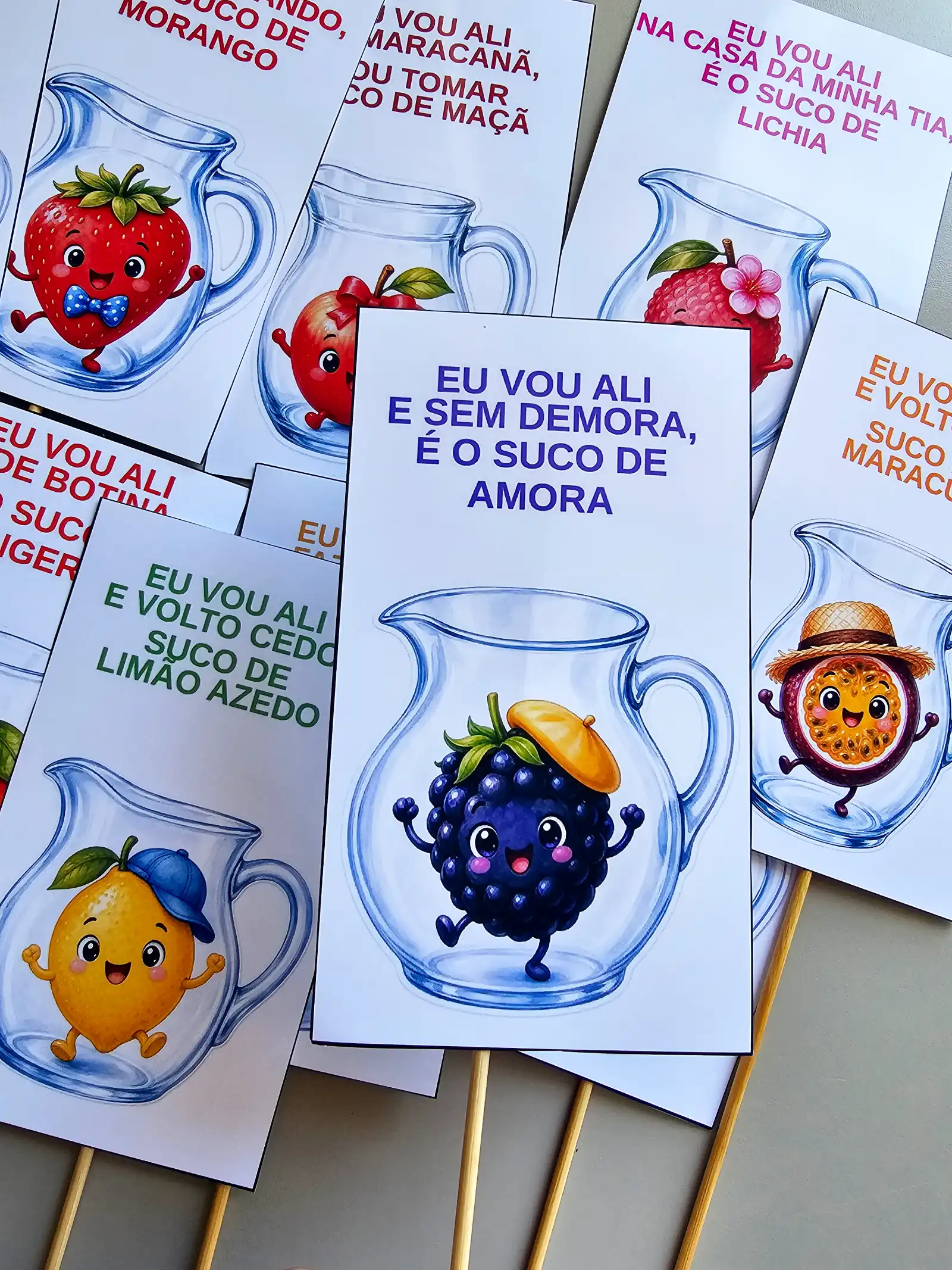 Recurso Pedagógico Musical Sucolândia em PDF — amostra 2: Recurso Pedagógico Musical Sucolândia em PDF: Fichas com Rimas e…