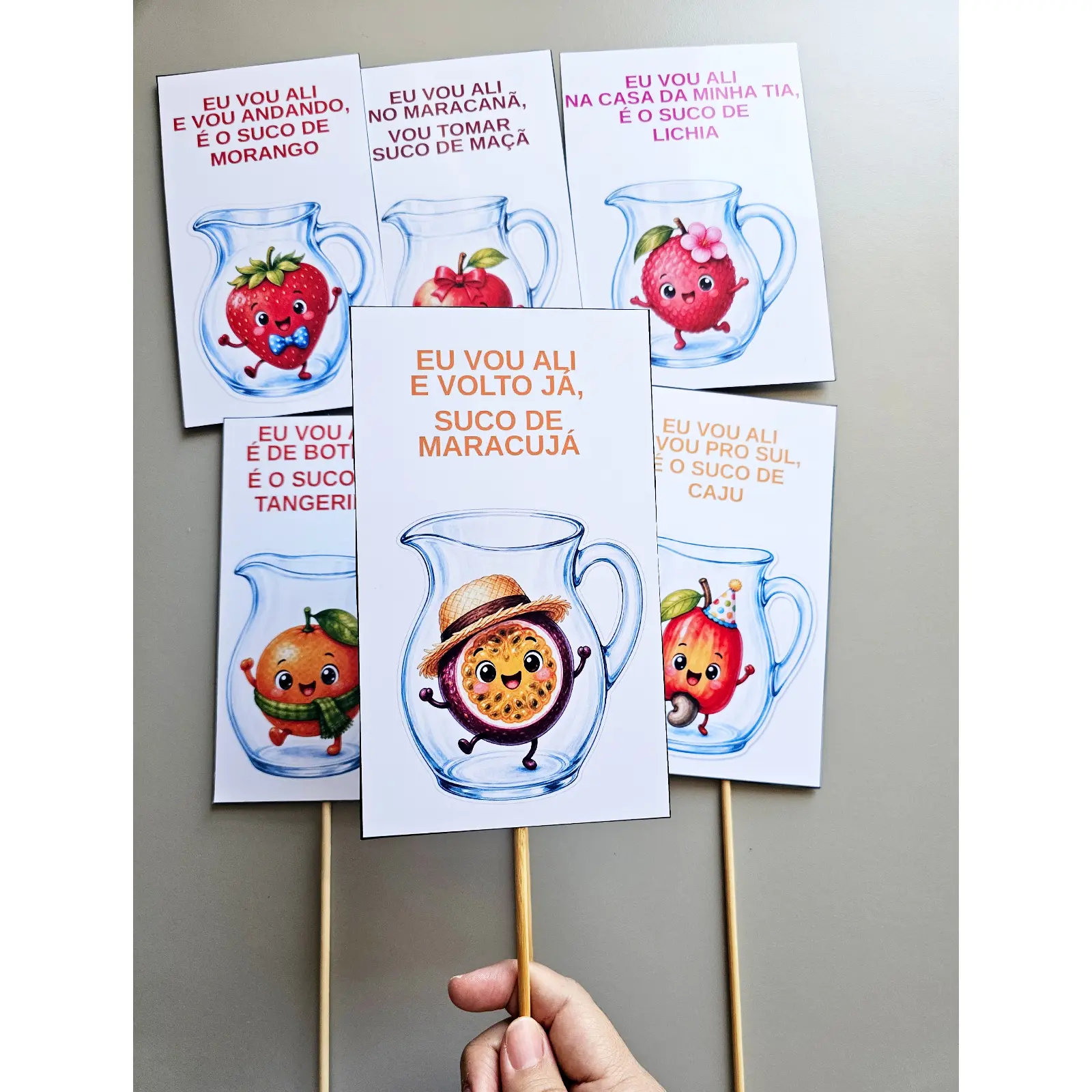 Recurso Pedagógico Musical Sucolândia em PDF — amostra 4: Recurso Pedagógico Musical Sucolândia em PDF: Fichas com Rimas e…