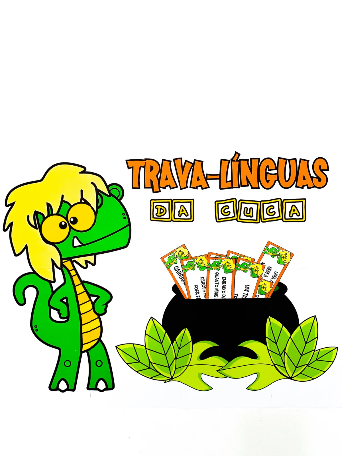 Recurso Trava-Línguas da Cuca – PDF para Imprimir — amostra 1: O que vem no material