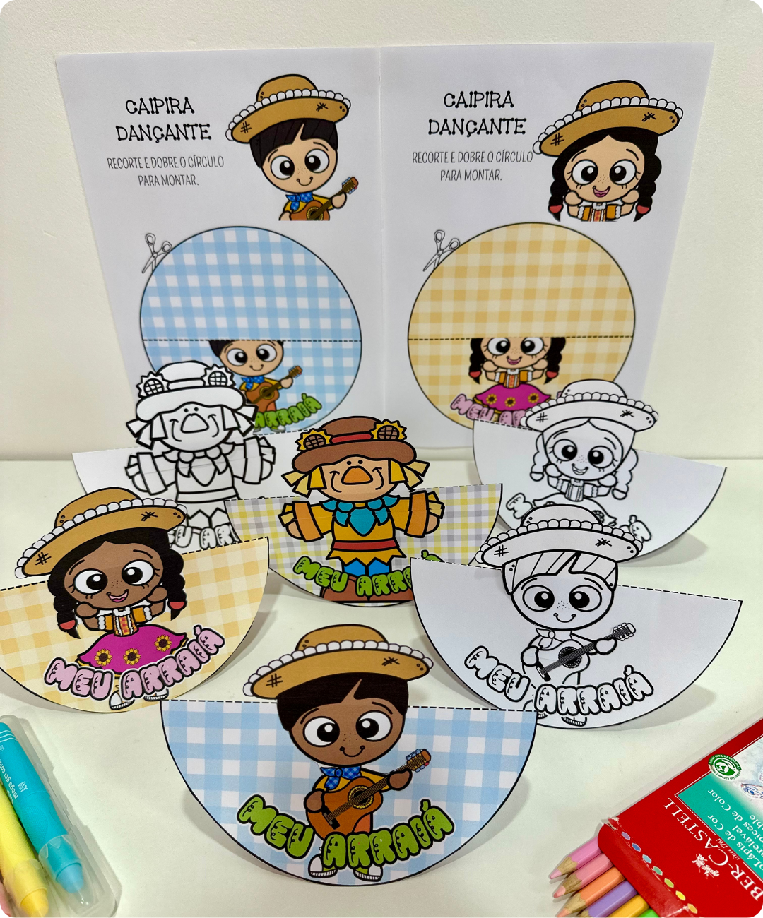 Recursos de festa junina para imprimir na Educação Infantil — amostra 1: Do PDF à atividade com a turma
