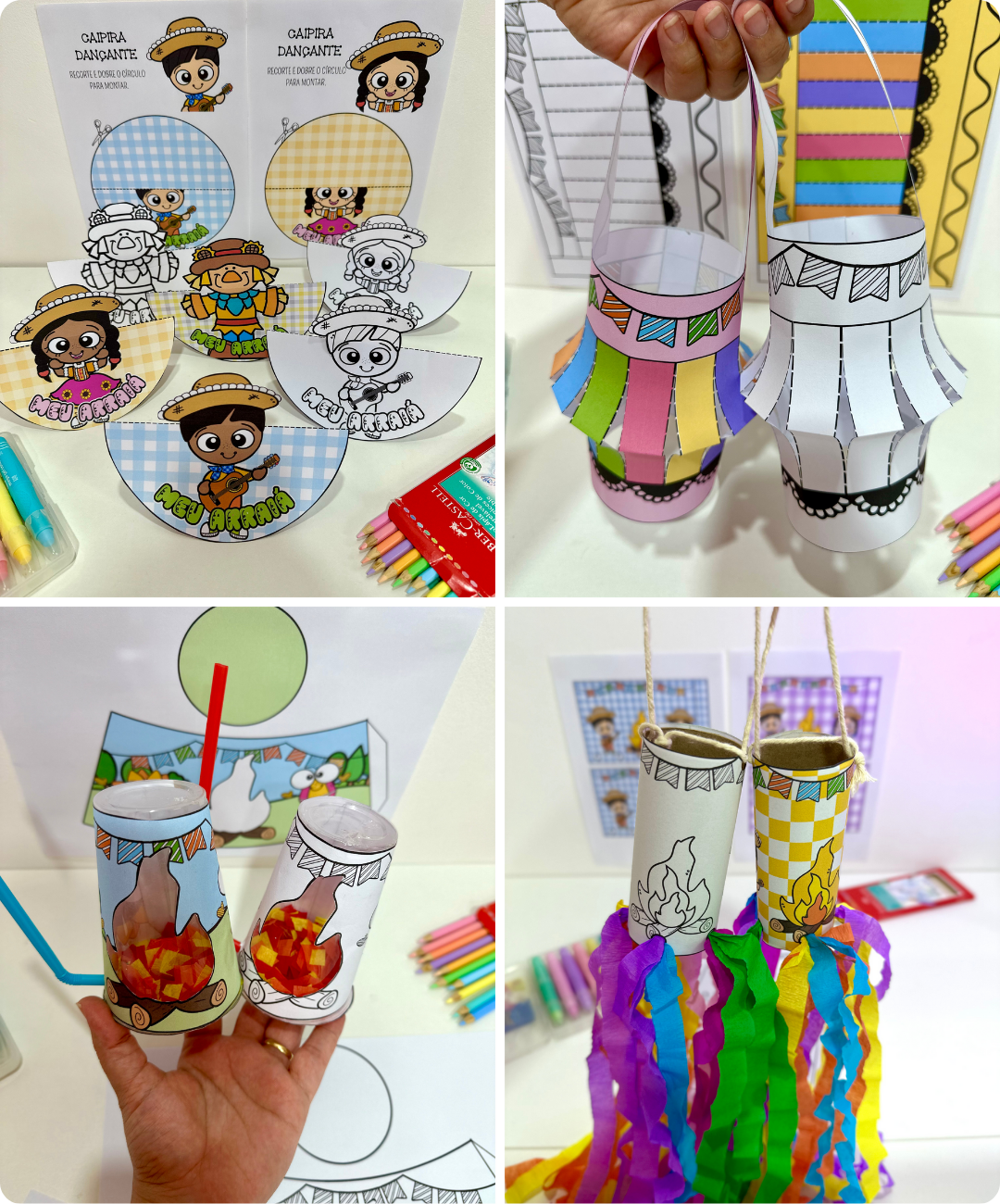 Recursos de festa junina para imprimir na Educação Infantil — amostra 5: Leve o tema junino para a Educação Infantil com…