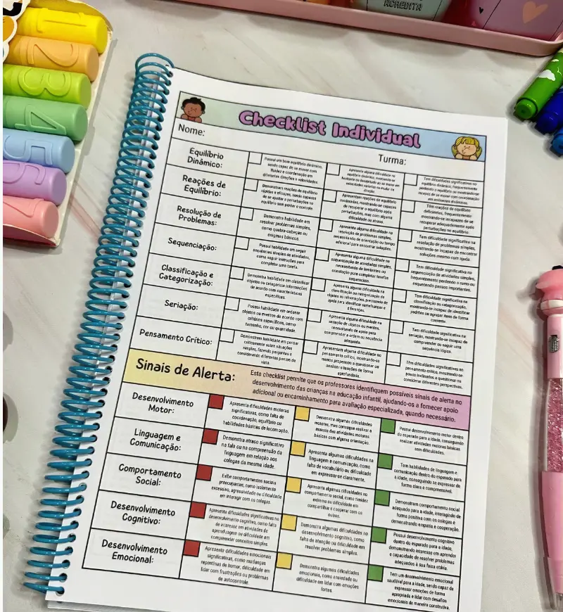 Relatórios na Educação Infantil: Manual para Maternal e Pré-Escola — amostra 2: O que vem no material