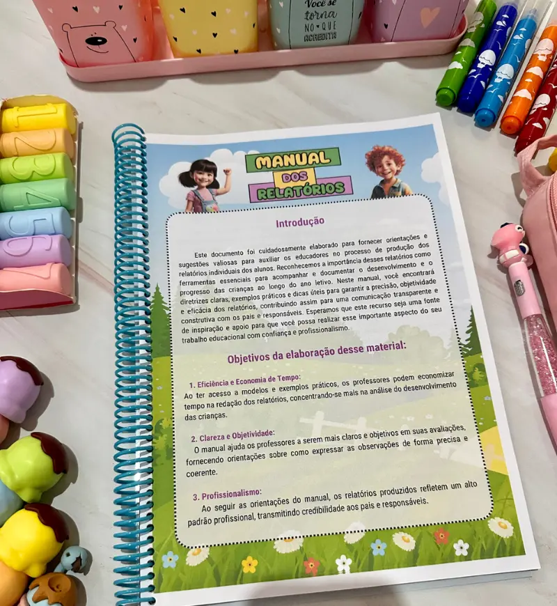 Relatórios na Educação Infantil: Manual para Maternal e Pré-Escola — amostra 3: Como utilizar na rotina escolar