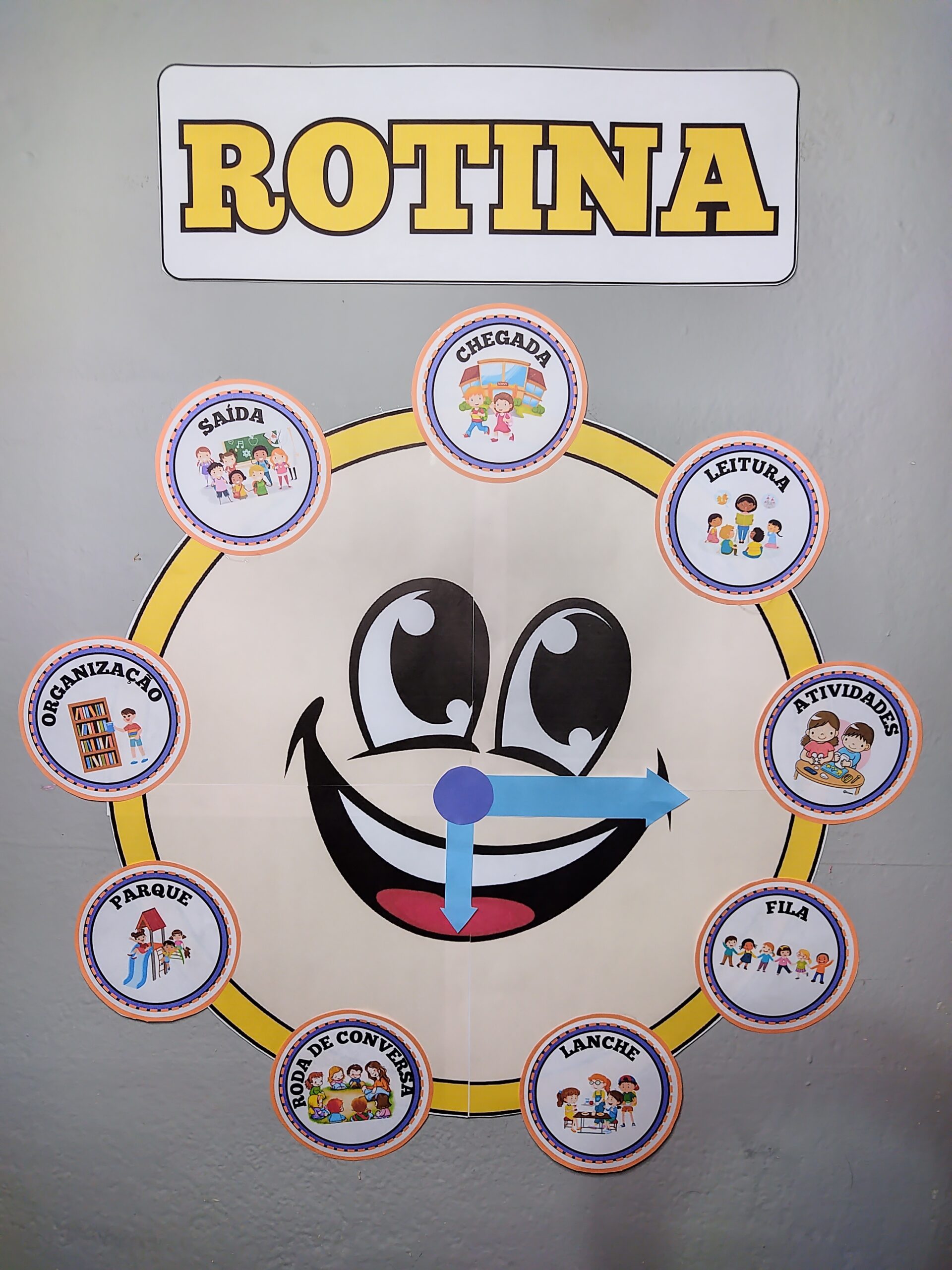 Relógio da rotina para educação infantil – PDF para Imprimir — Atividades para Educação Infantil: Organização e Diversão na…
