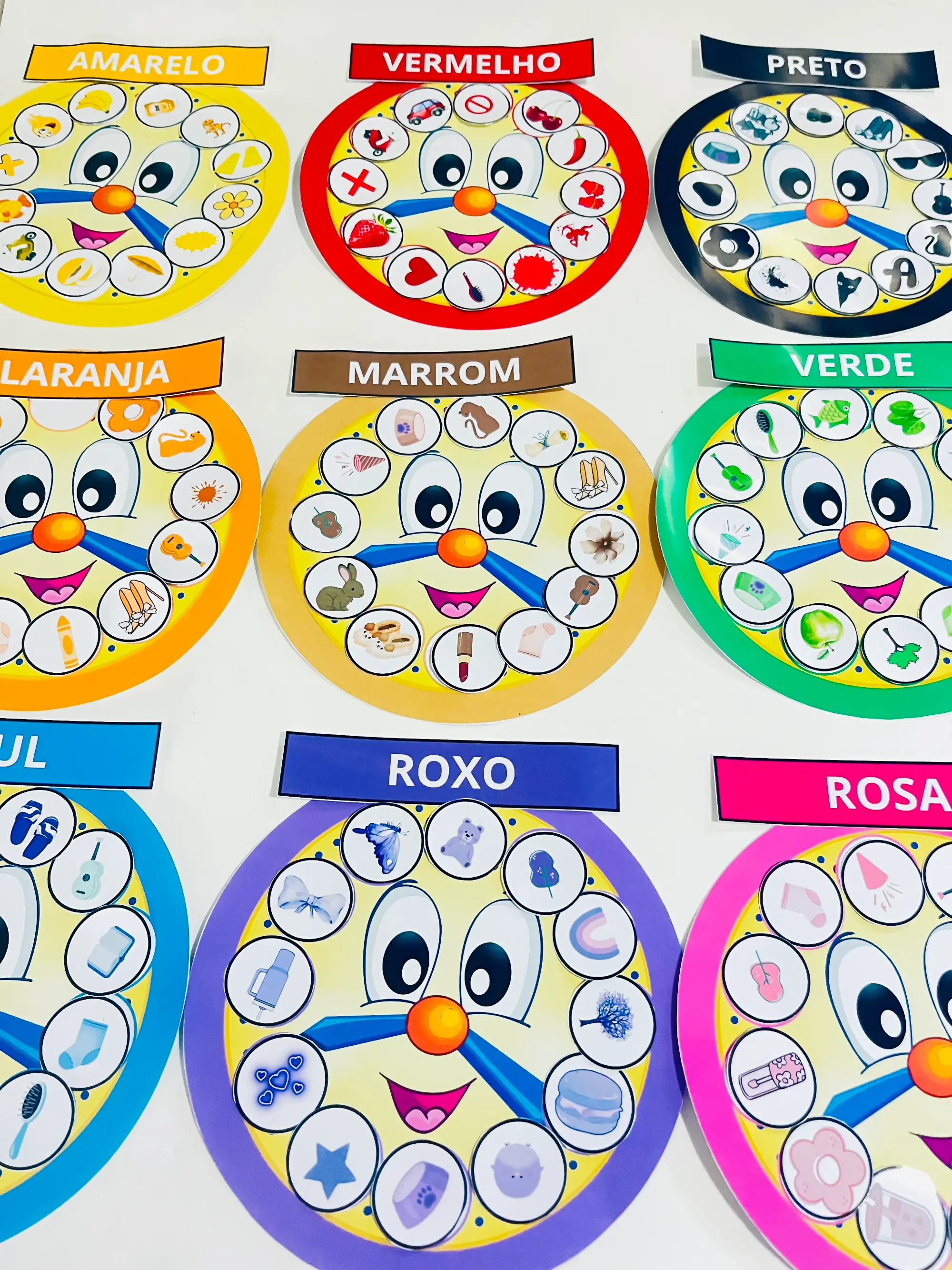 🎨🕒 RELÓGIO DAS CORES – ALFEBATIZAÇÃO - ANOS INICIAIS — amostra 4: Apresentamos o Relógio das Cores : uma ferramenta…