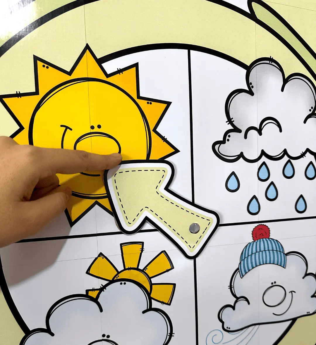 Relógio do Tempo Interativo para Educação Infantil em PDF — amostra 2: O que vem no material