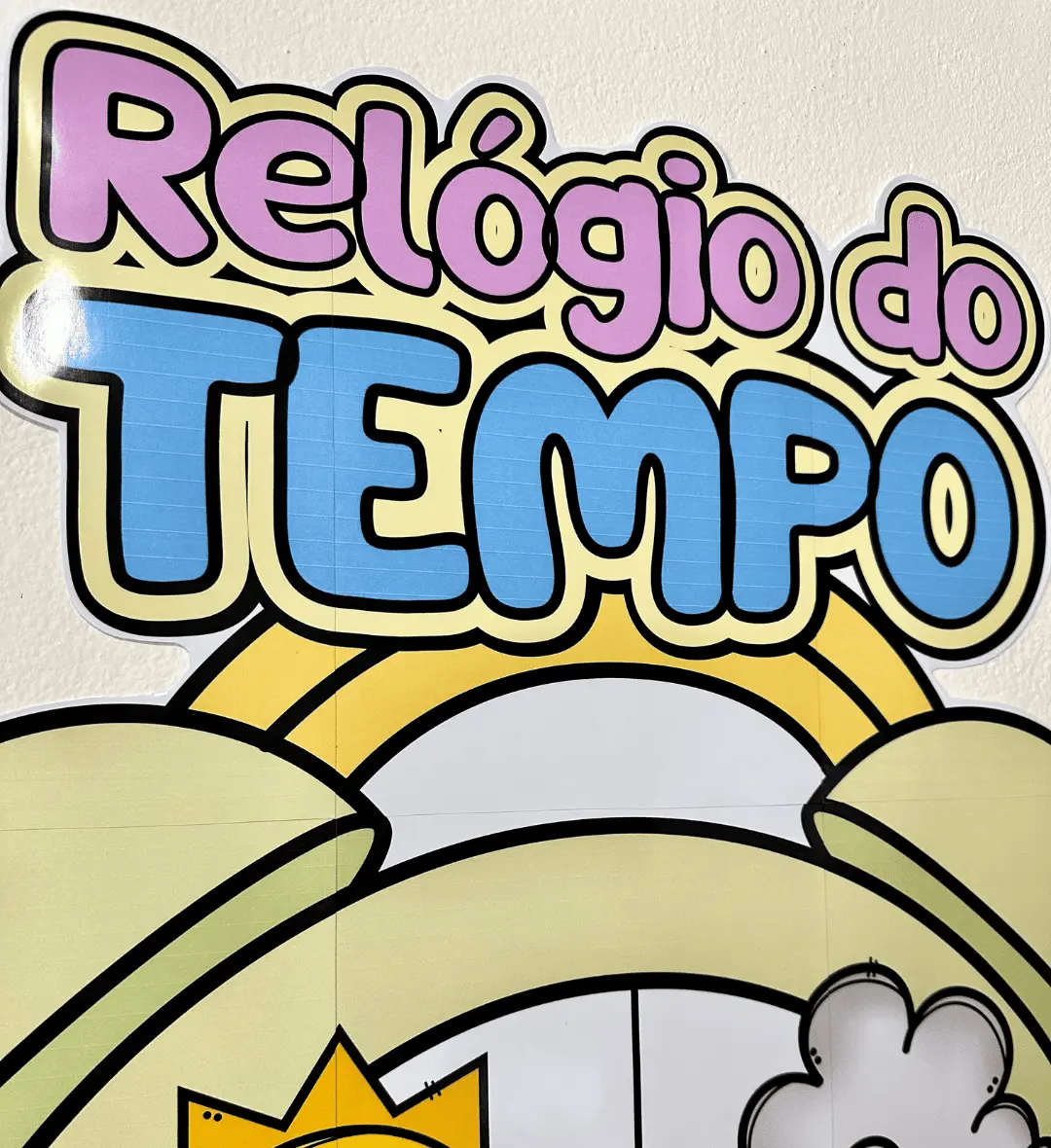 Relógio do Tempo Interativo para Educação Infantil em PDF — amostra 6: Trabalhe a observação do clima com um relógio do…
