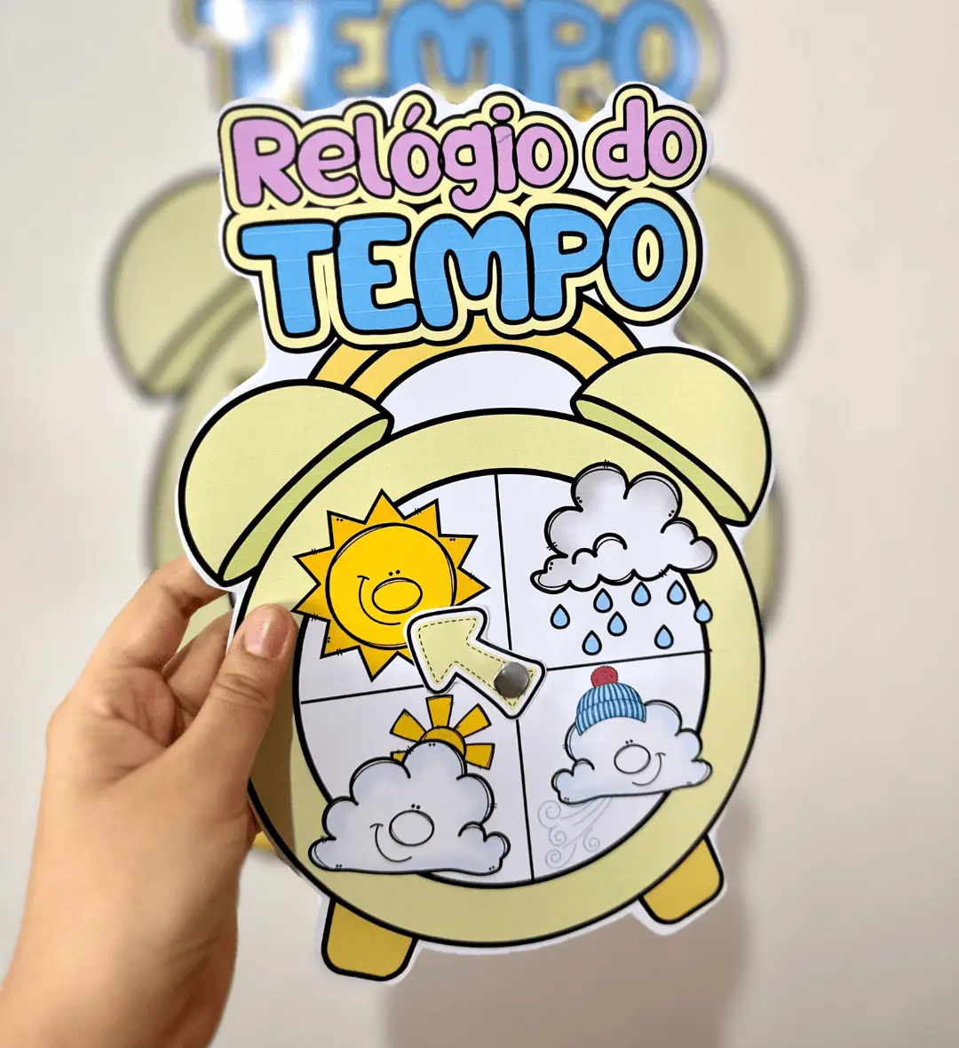 Relógio do Tempo Interativo para Educação Infantil em PDF — Atividades para Educação Infantil: Trabalhe a observação do…