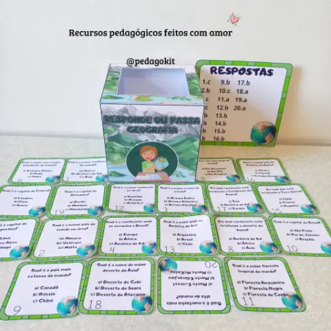 Responde ou passa - geografia — capa do material