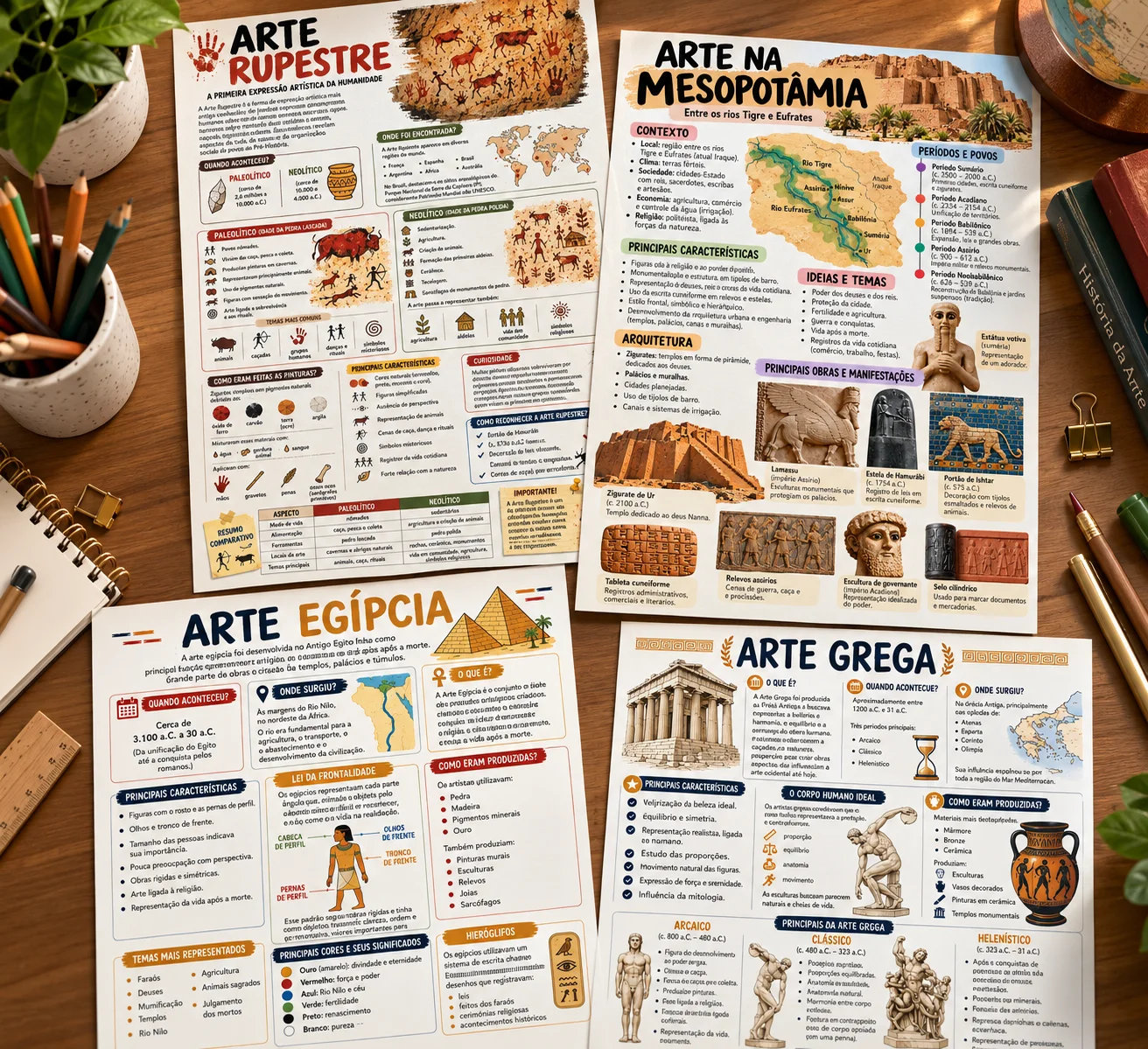 Resumos Visuais dos Principais Movimentos Artísticos | ENEM — amostra 4: Para quem é indicado?