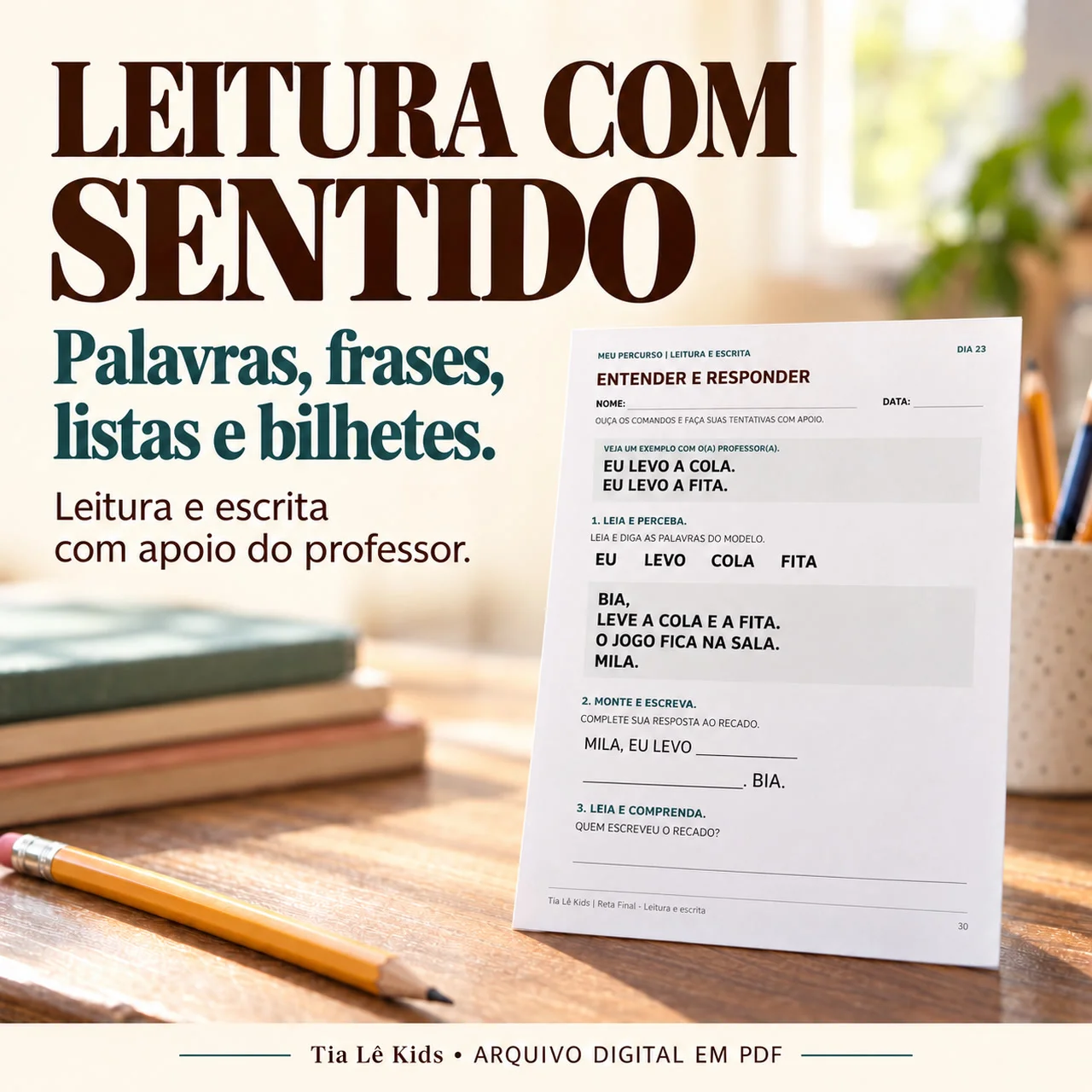 Reta Final — Kit Emergencial de Alfabetização | 3º ao 5º ano — amostra 4: COMO APLICAR