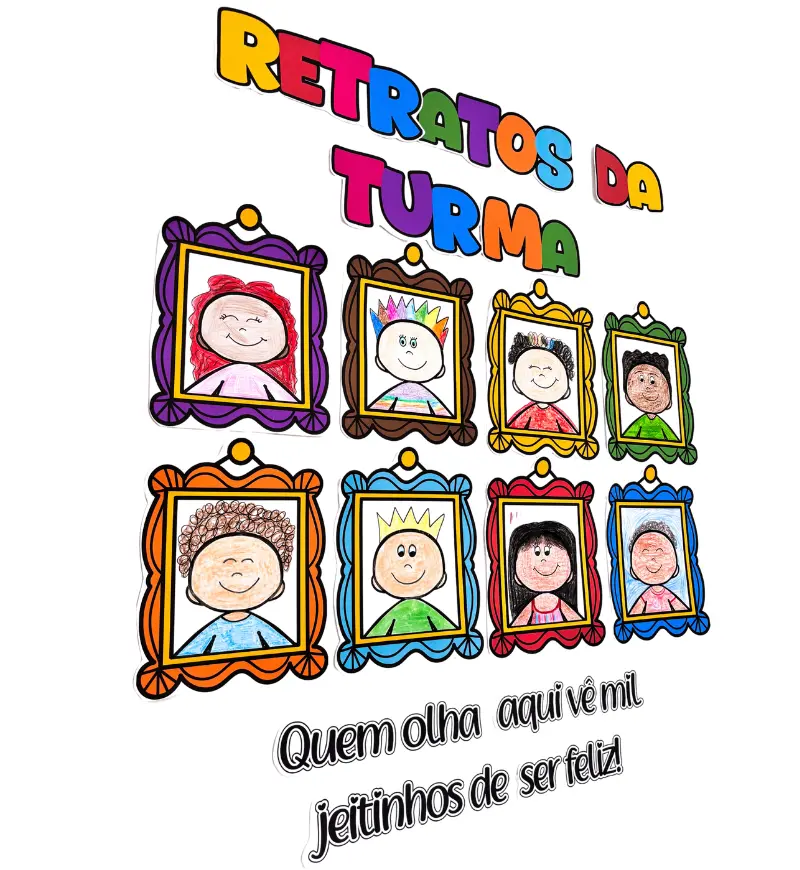 Retratos da Turma | Atividade Consciência Negra em PDF — amostra 1: Um material cheio de significado e cores, pensado para…