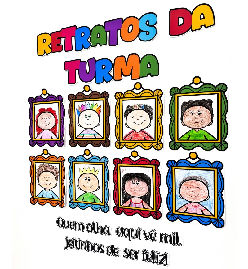 Retratos da Turma | Atividade Consciência Negra em PDF — amostra 2: Um material cheio de significado e cores, pensado para…