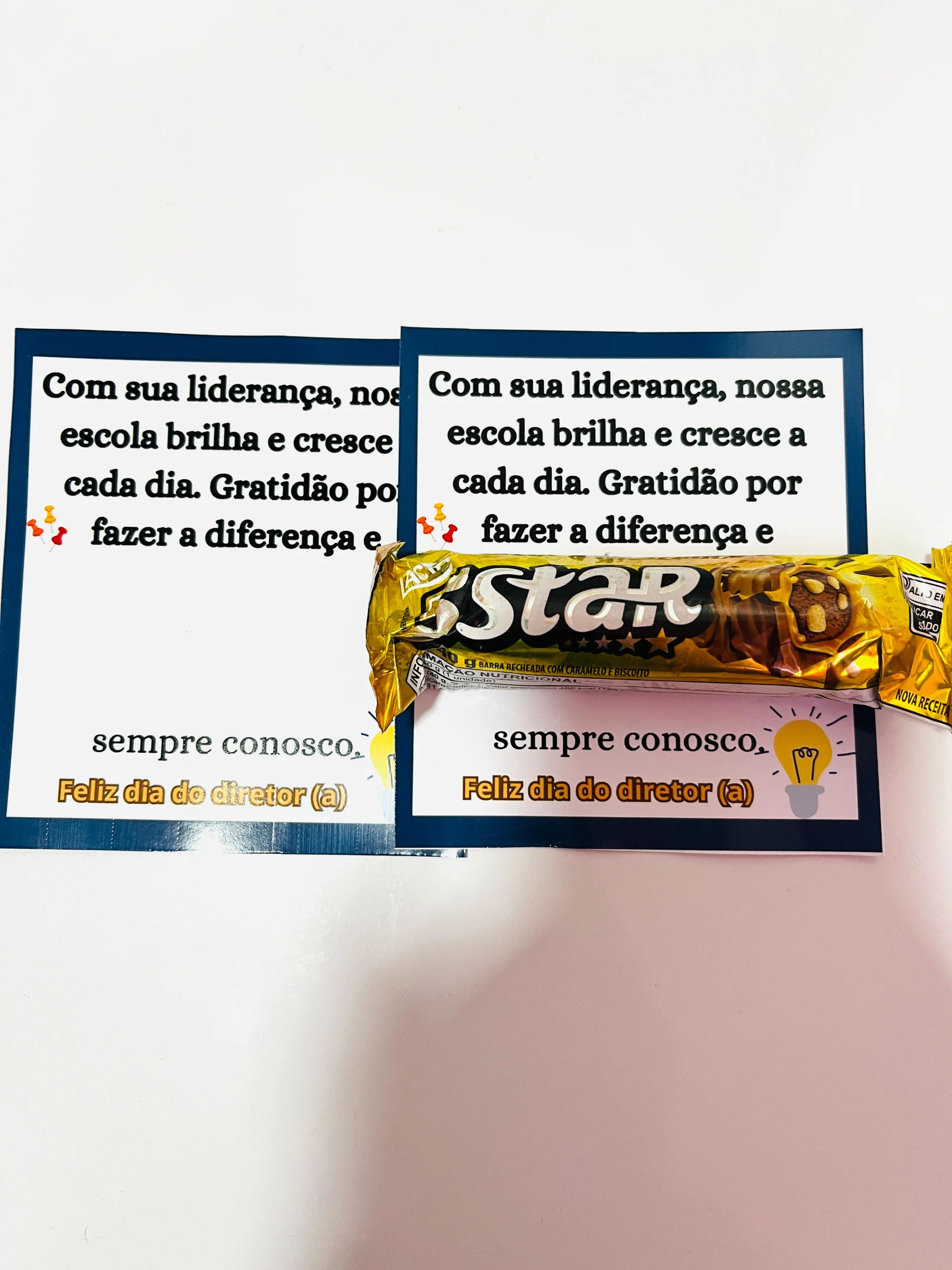 Revenda - Dia do Diretor – Painel para Escola com Cartão para Lembrancinha — amostra 2: Painel ampliado para o Dia do…