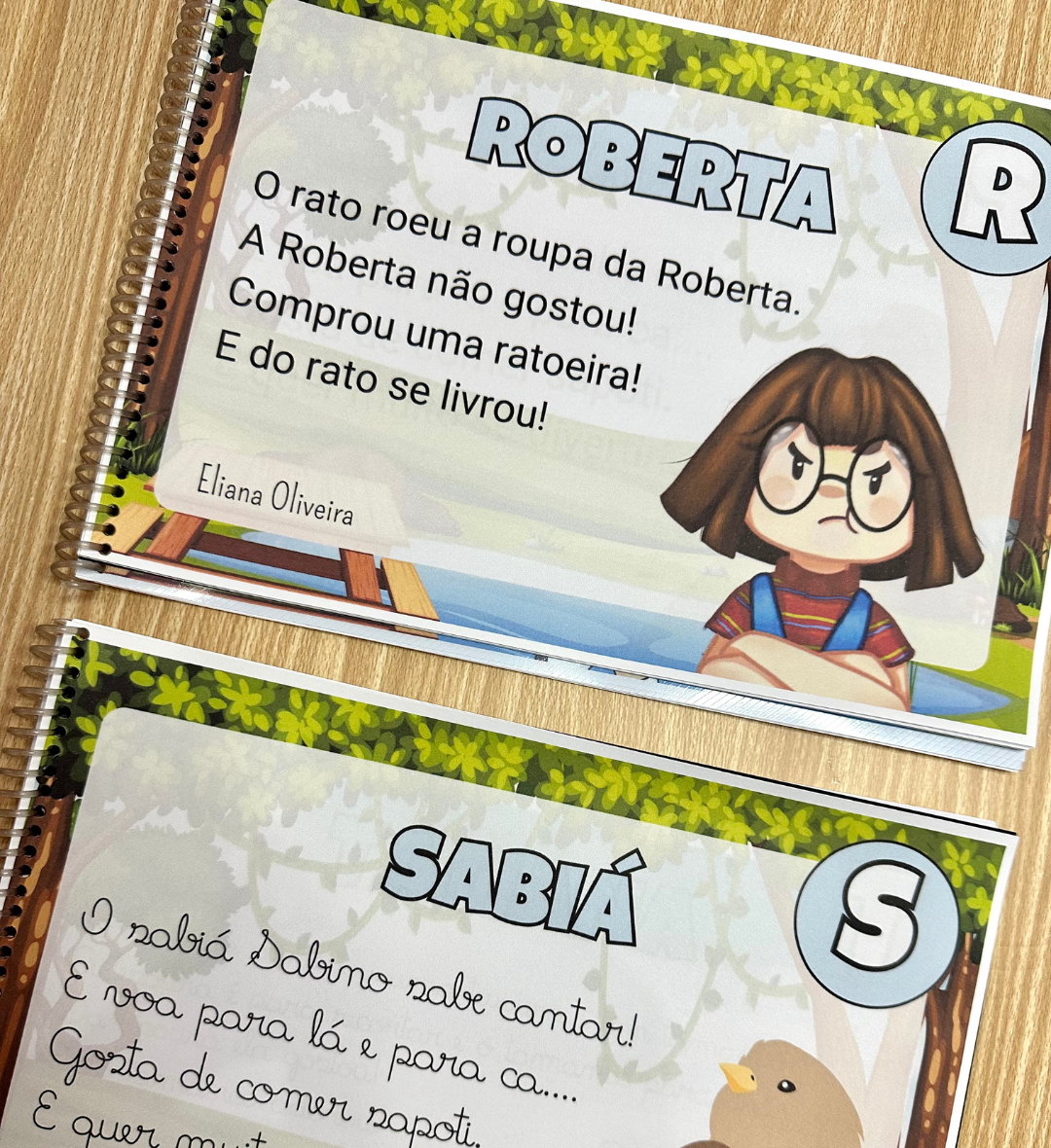 Rimas do Alfabeto: textos ilustrados para alfabetização — amostra 2: O que vem no material