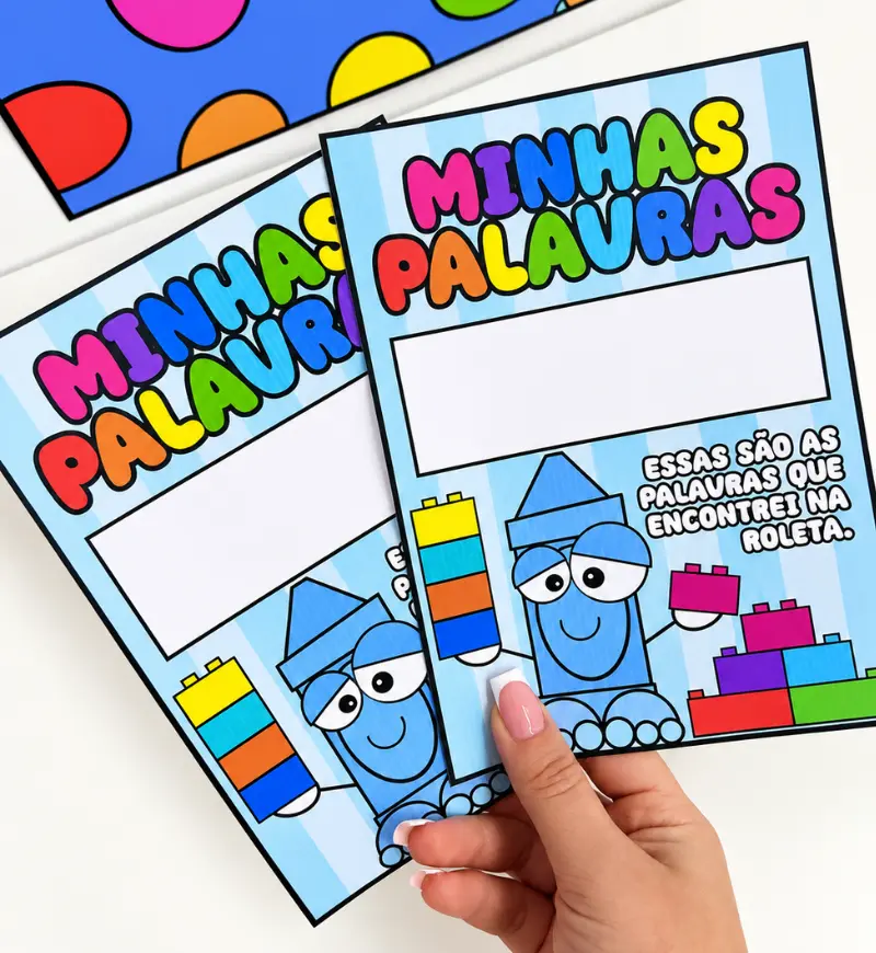 Roleta das Palavras | Alfabetização 1° ao 3° Ano em PDF — amostra 2: Um material pedagógico lúdico e interativo, ideal para…
