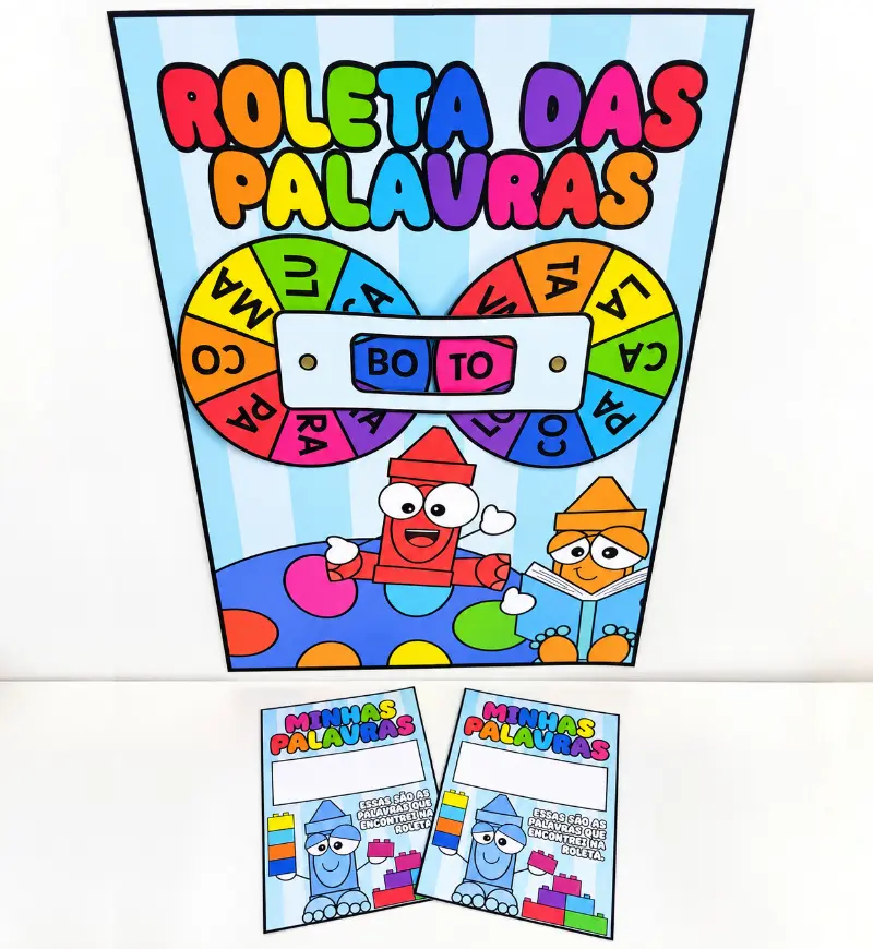 Roleta das Palavras | Alfabetização 1° ao 3° Ano em PDF — Atividades para 1º ano: Um material pedagógico lúdico e…