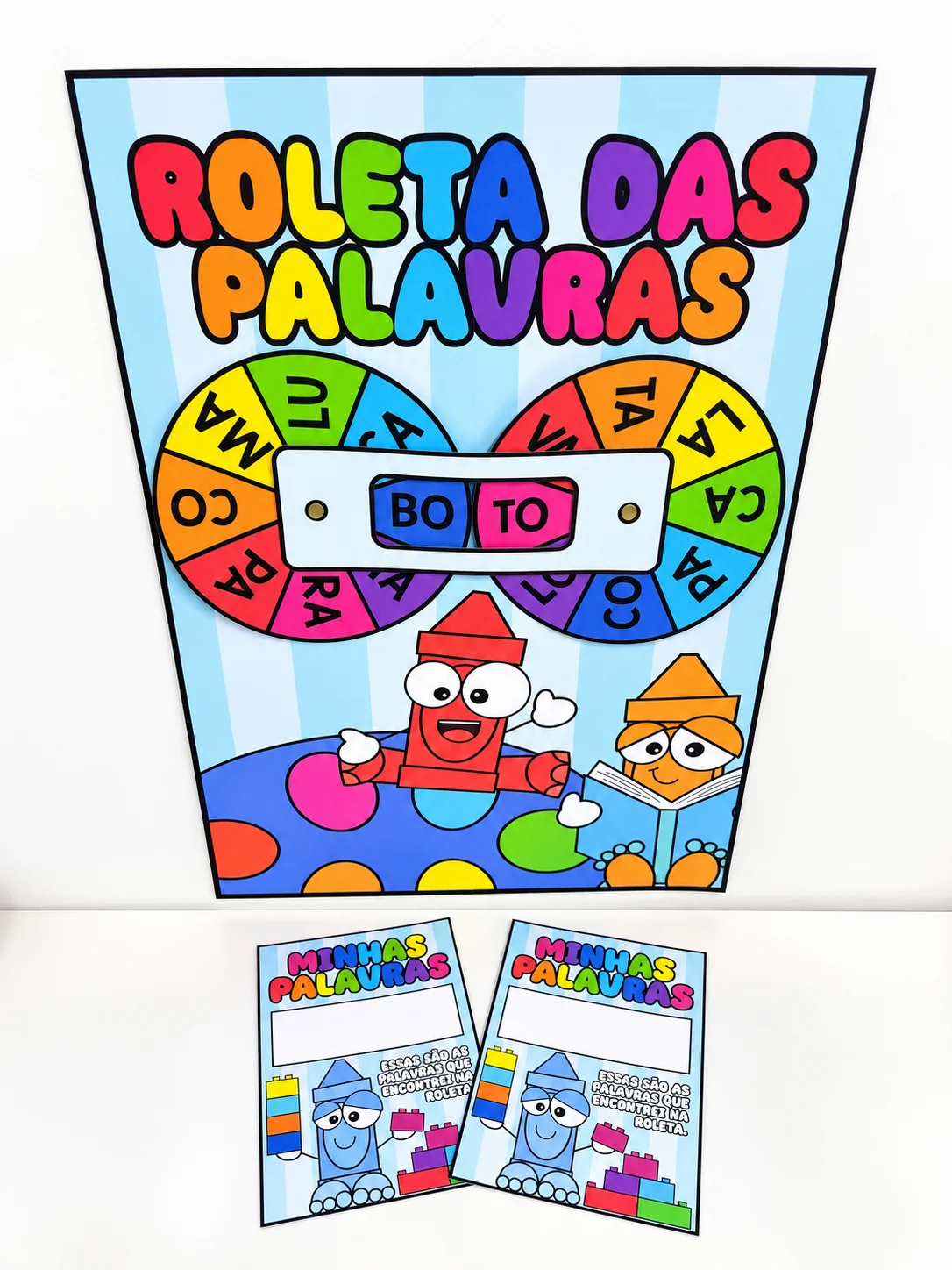 Roleta das Palavras – Atividade de Alfabetização — capa do material