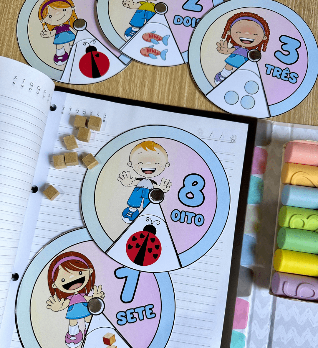 Roleta dos Números de 1 a 10 para Educação Infantil — amostra 4: Para quem é indicado