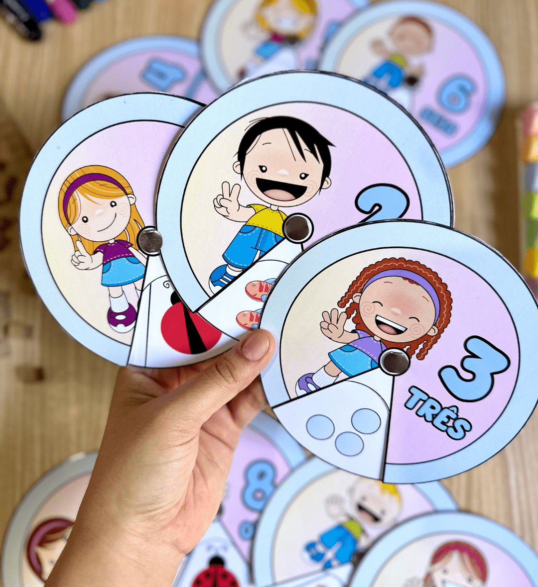 Roleta dos Números de 1 a 10 para Educação Infantil — capa do material