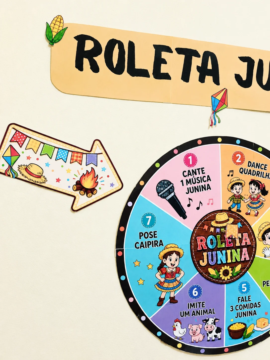 Roleta Junina Interativa – Desafios Divertidos para o Arraiá — amostra 1: A Roleta Junina Interativa é um recurso lúdico e…