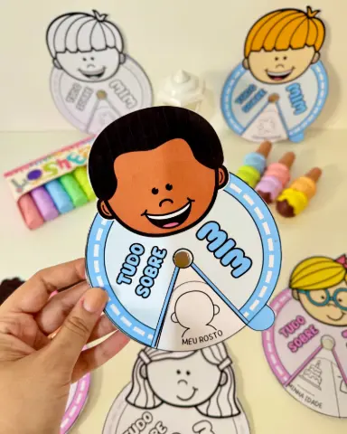 Roleta Tudo Sobre Mim para Educação Infantil e Anos Iniciais — capa do material