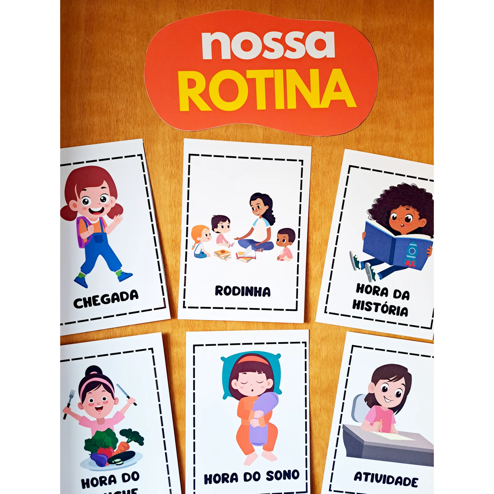 ROTINA DE SALA DE AULA - ALFABETIZAÇÃO INFANTIL E ANOS INICIAIS — amostra 3: As crianças se sentem mais seguras quando…