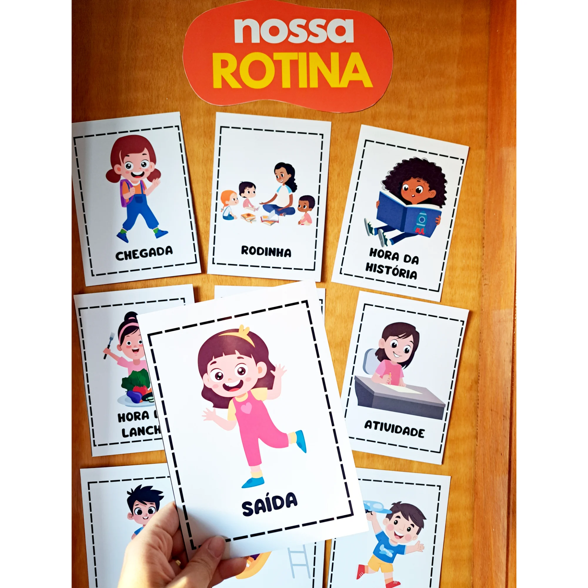 ROTINA DE SALA DE AULA - ALFABETIZAÇÃO INFANTIL E ANOS INICIAIS — amostra 4: As crianças se sentem mais seguras quando…
