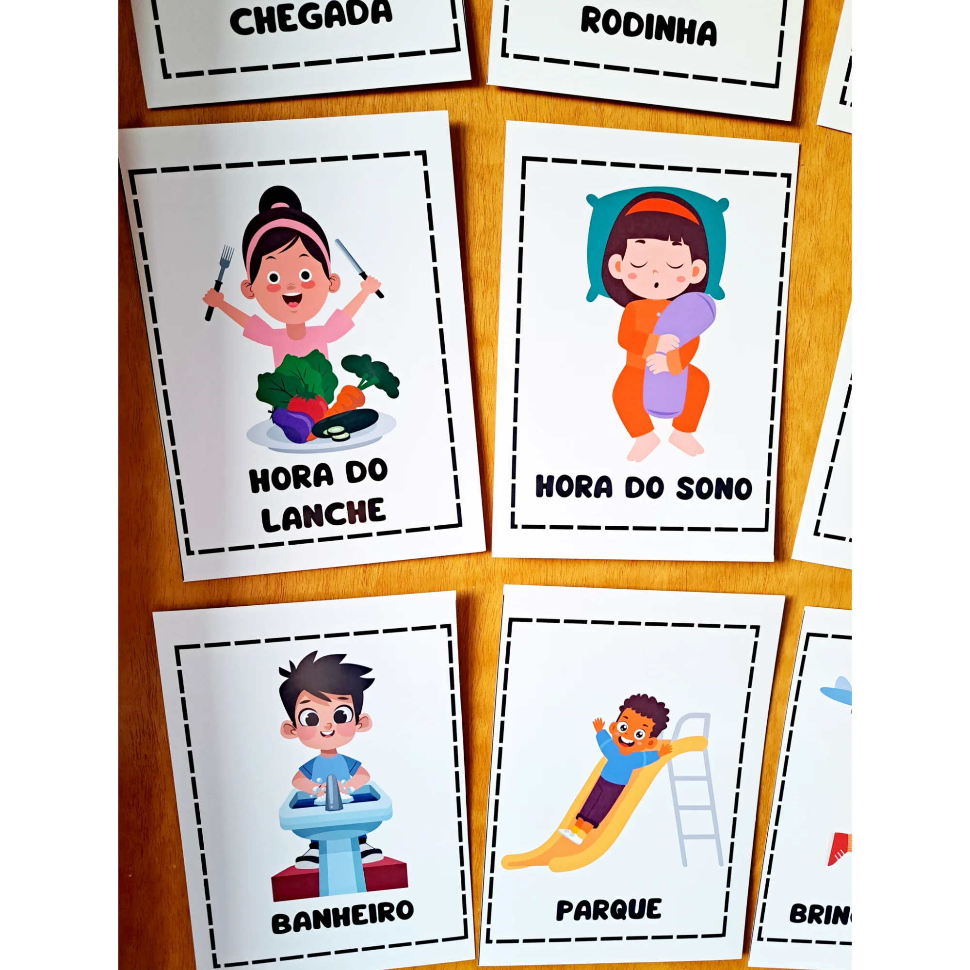 ROTINA DE SALA DE AULA - ALFABETIZAÇÃO INFANTIL E ANOS INICIAIS — amostra 5: As crianças se sentem mais seguras quando…