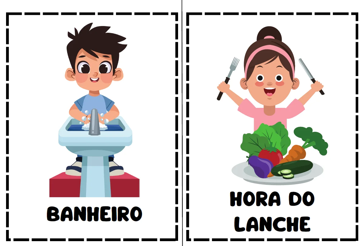 ROTINA DE SALA DE AULA - ALFABETIZAÇÃO INFANTIL E ANOS INICIAIS — amostra 7: As crianças se sentem mais seguras quando…