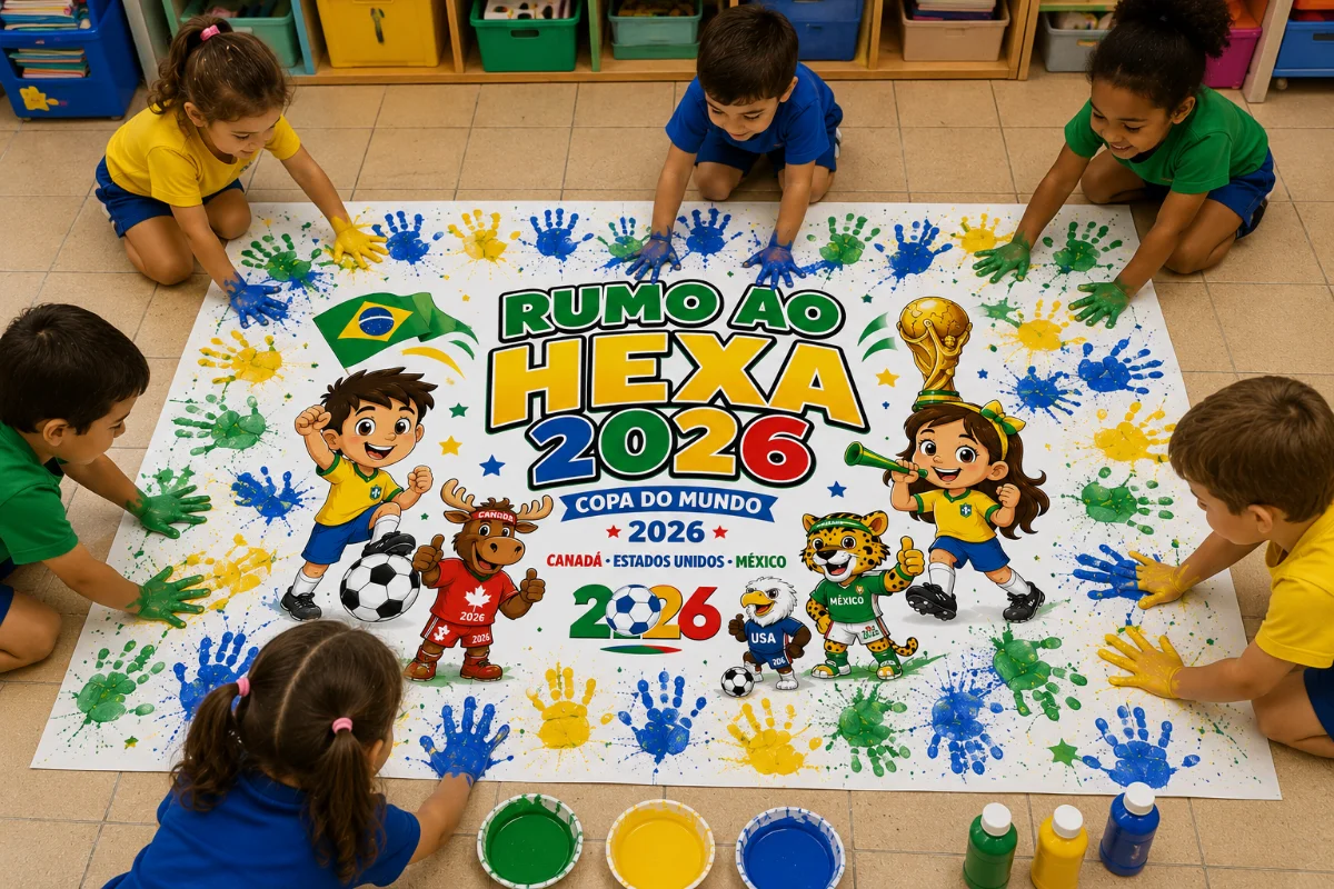 RUMO AO HEXA 2026 – PAINEL INTERATIVO DAS MÃOZINHAS ⚽🇧🇷 — Jogos pedagógicos para Educação Infantil: RUMO AO HEXA 2026 –…