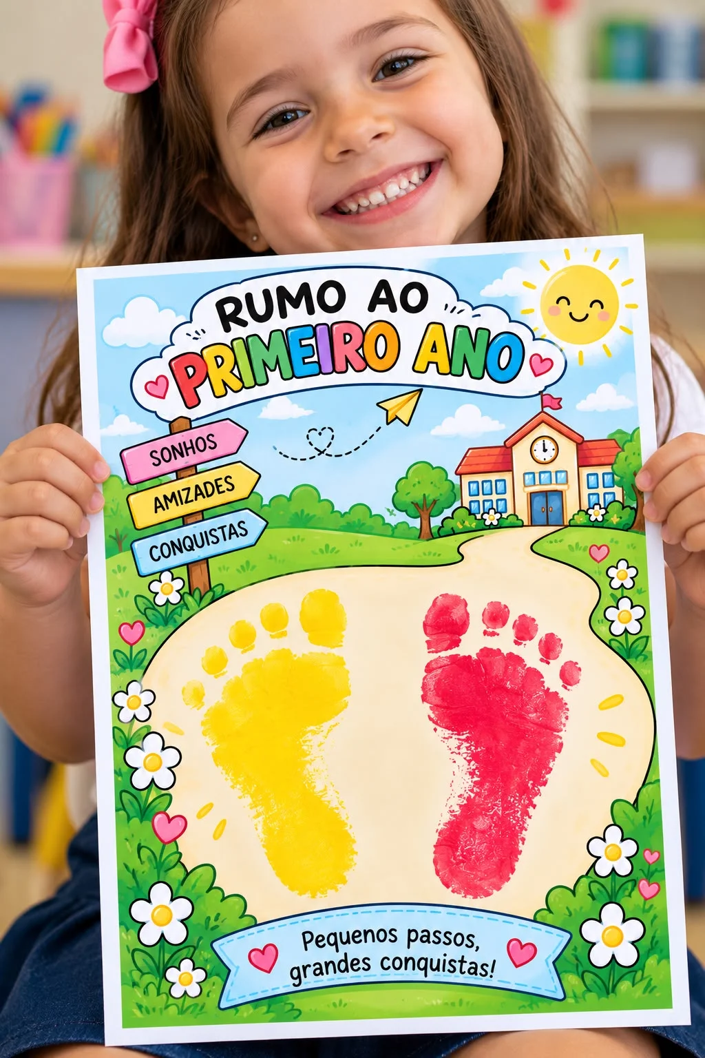 Rumo ao Primeiro Ano – Atividade de Transição Escolar com Carimbo — Alfabetização para Educação Infantil: Atividade Rumo ao…